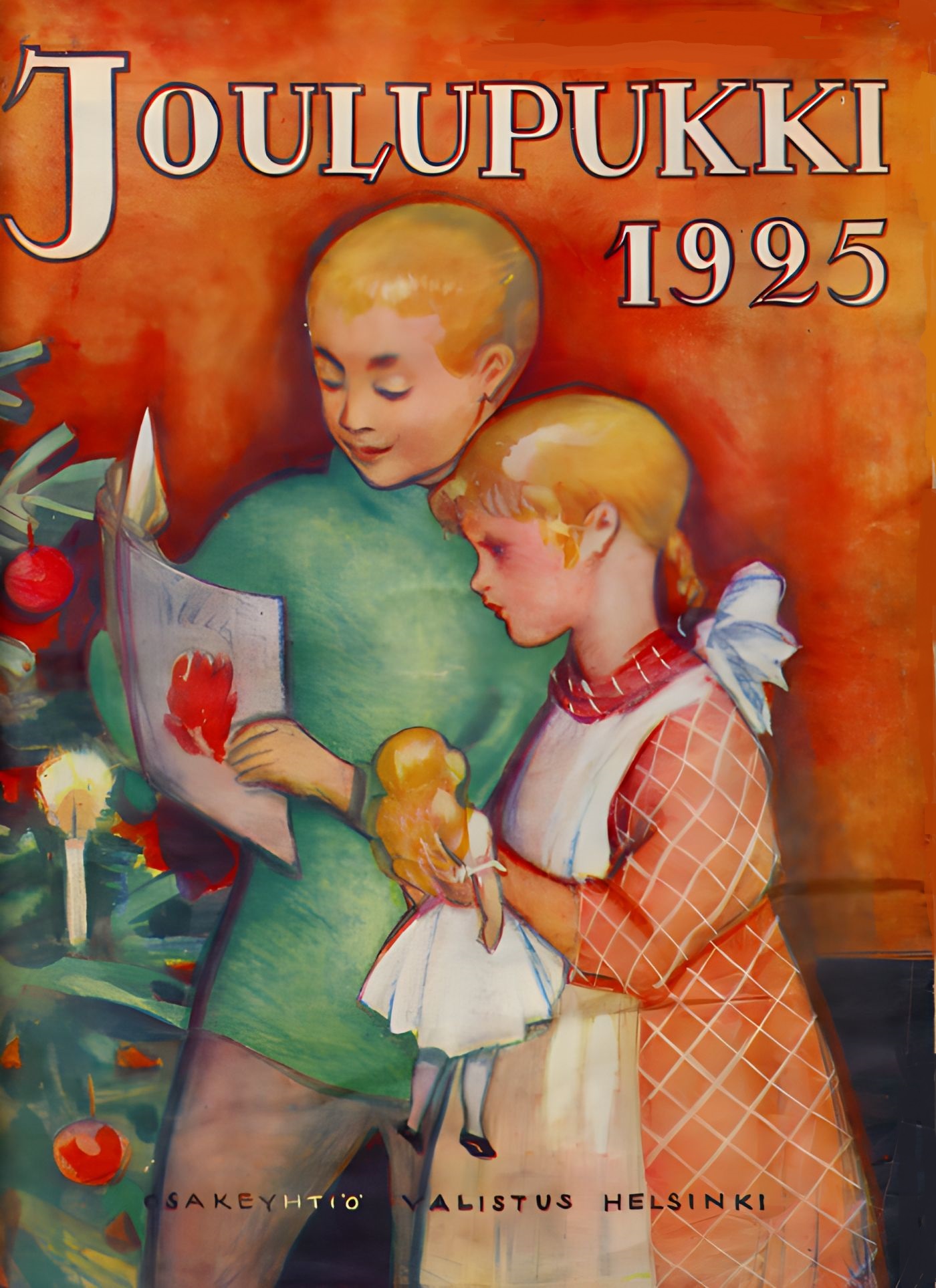 Joulupukki joululehti vuodelta 1925