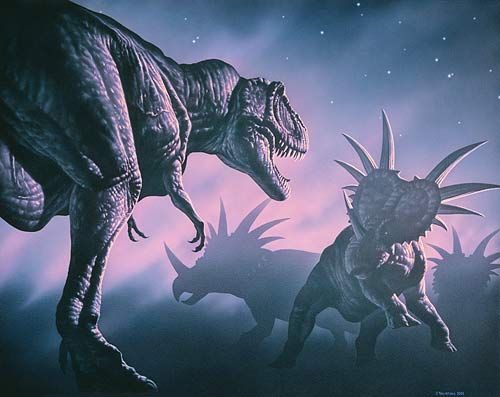 Daspletosaurus ja Styracosaurus