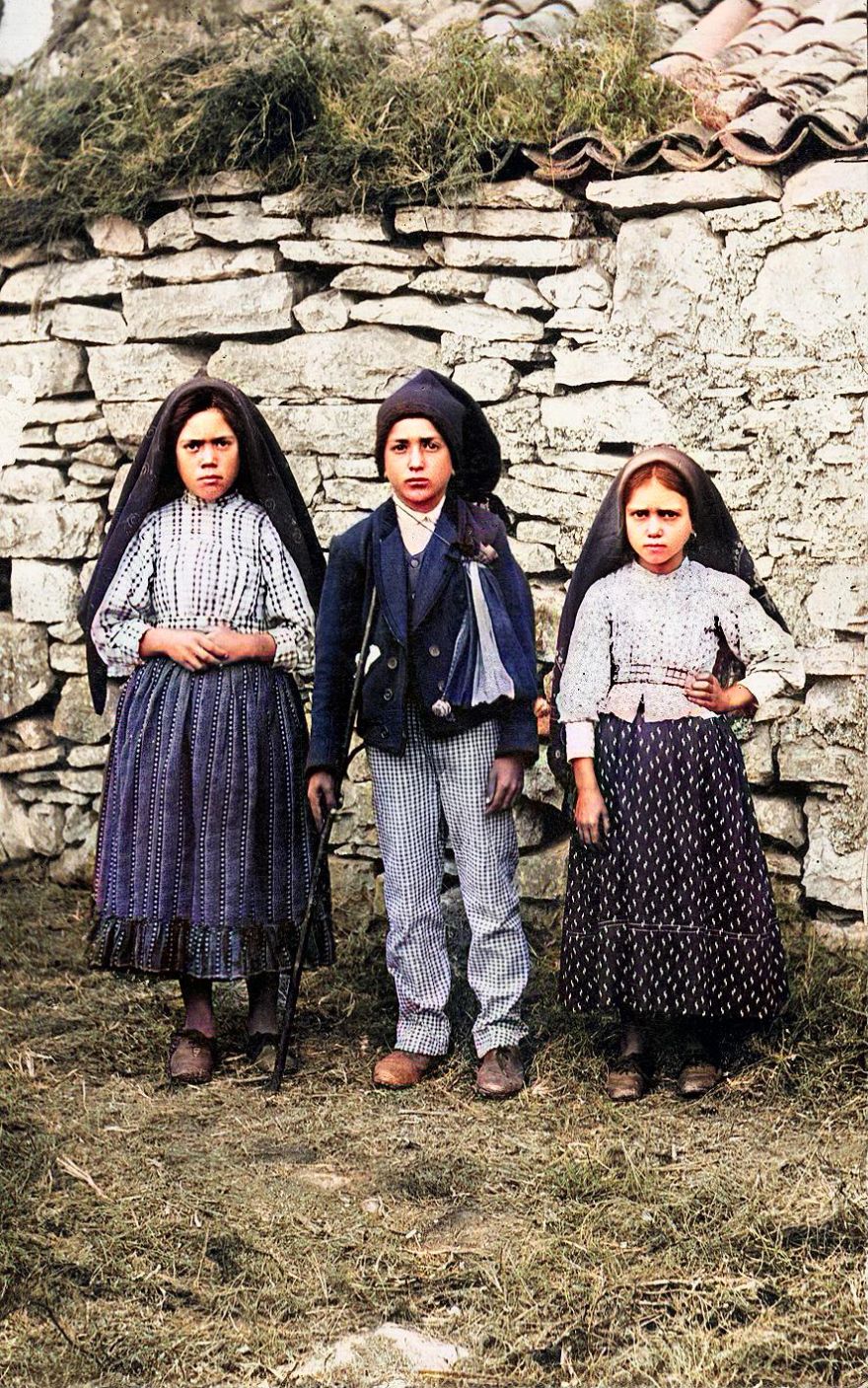 Lúcia Santos, Jacinta and Francisco Marto