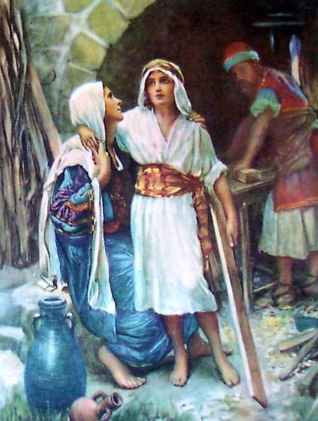 Jeesus äitinsä Marian kanssa