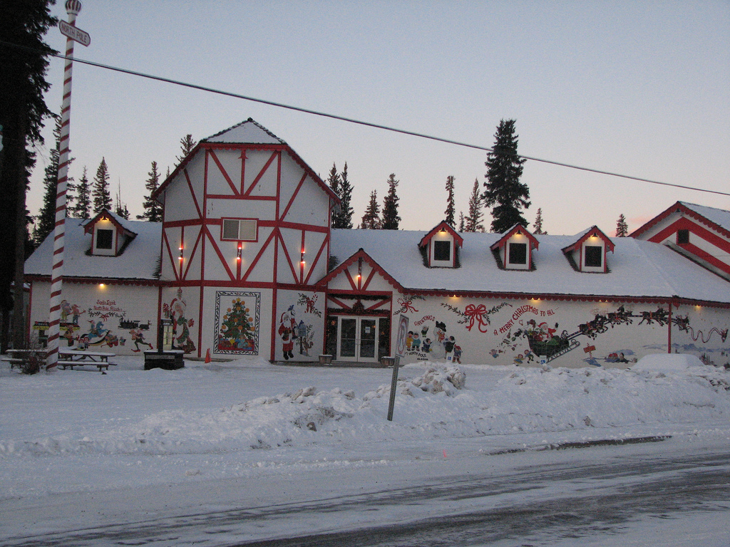 Alaskan joulupukintalo