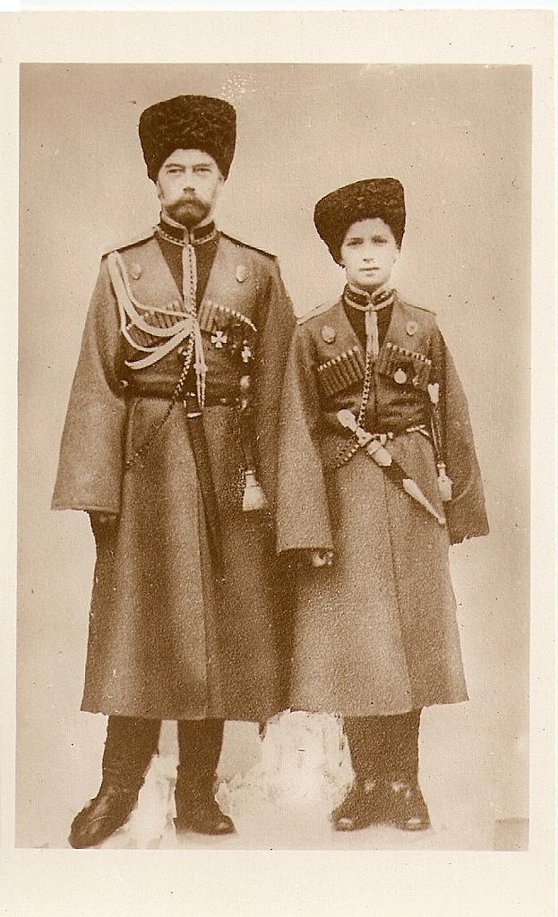 Nikolai II ja poika Aleksei