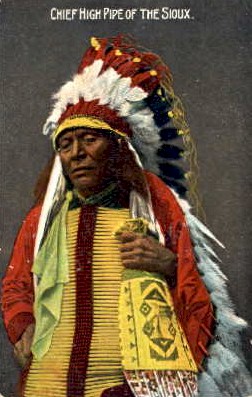 Chief High Pipe of the Sioux, Indian